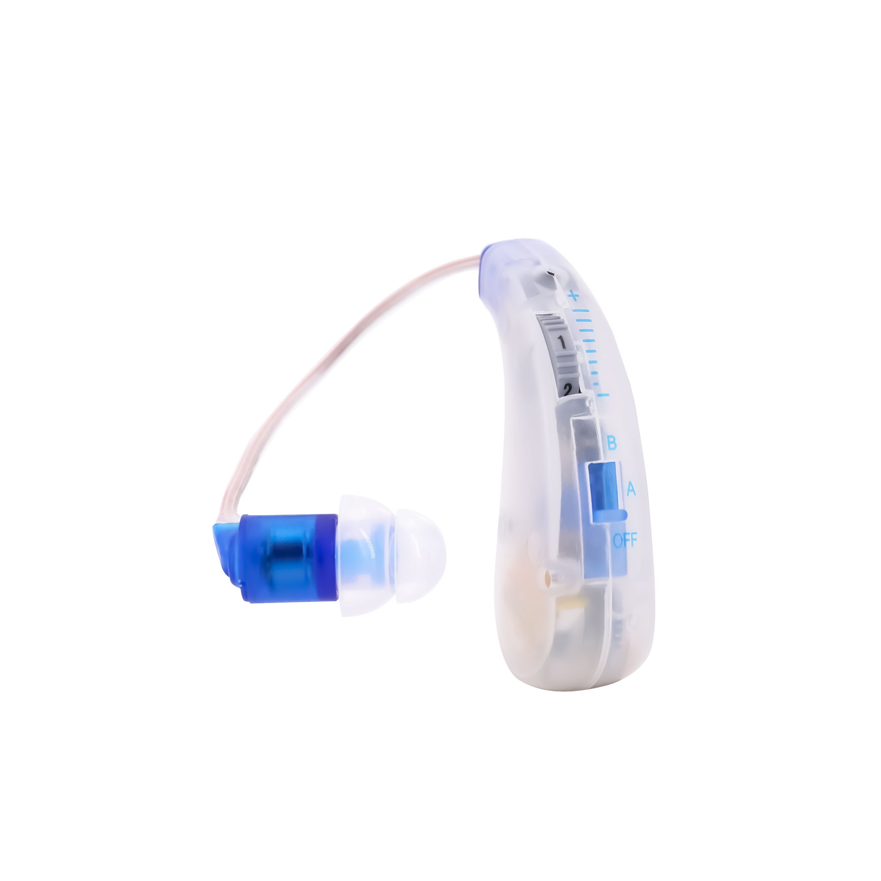 Fisdemo Crystal OTC Rechargeable Long-Time Use FDA-Cleared Affordable Hearing Aids