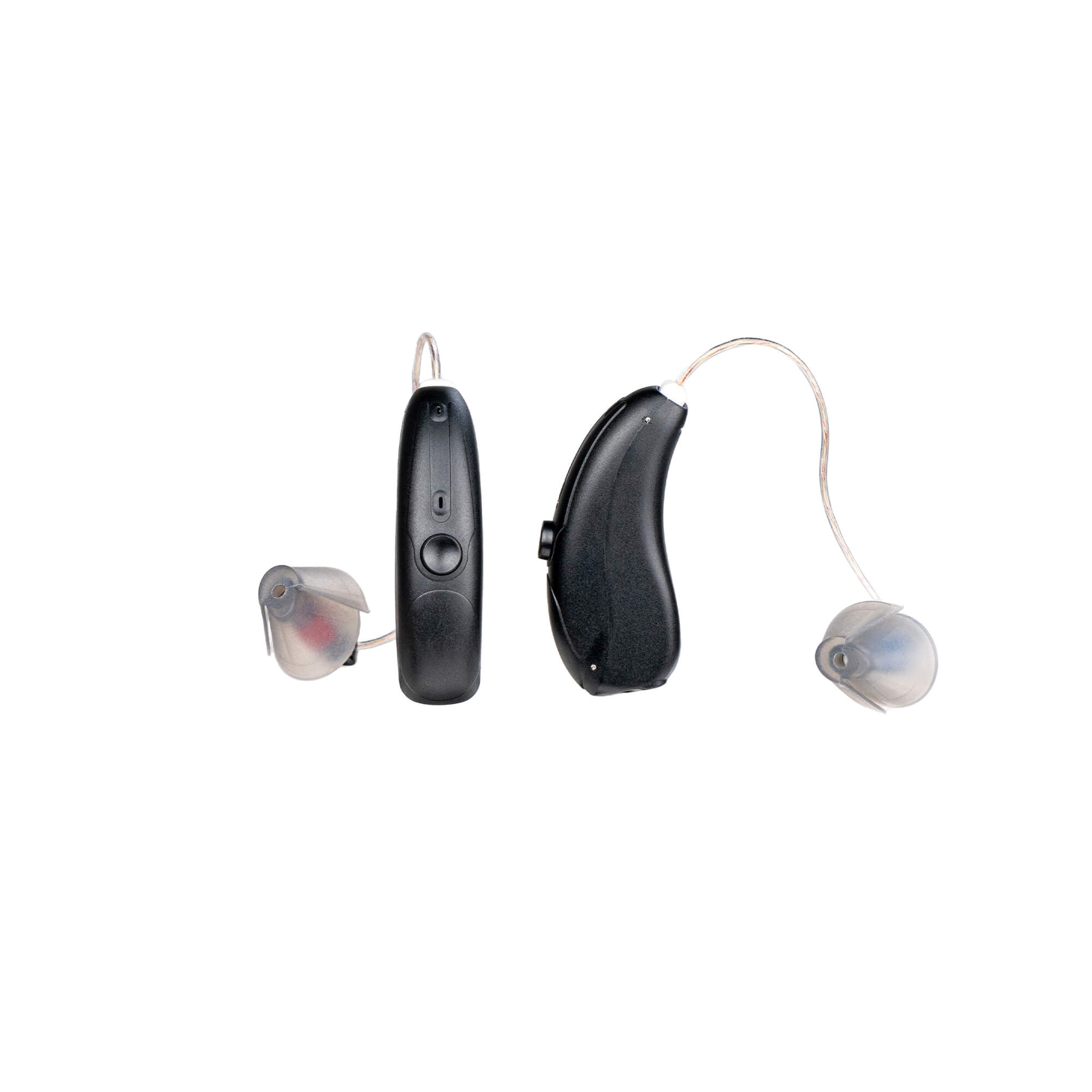 Fisdemo Discoverer Premium Rechargeable Bluetooth Digital RIC Hearing Aids, Dual Microphones Designed for Mild to Moderate Hearing Loss