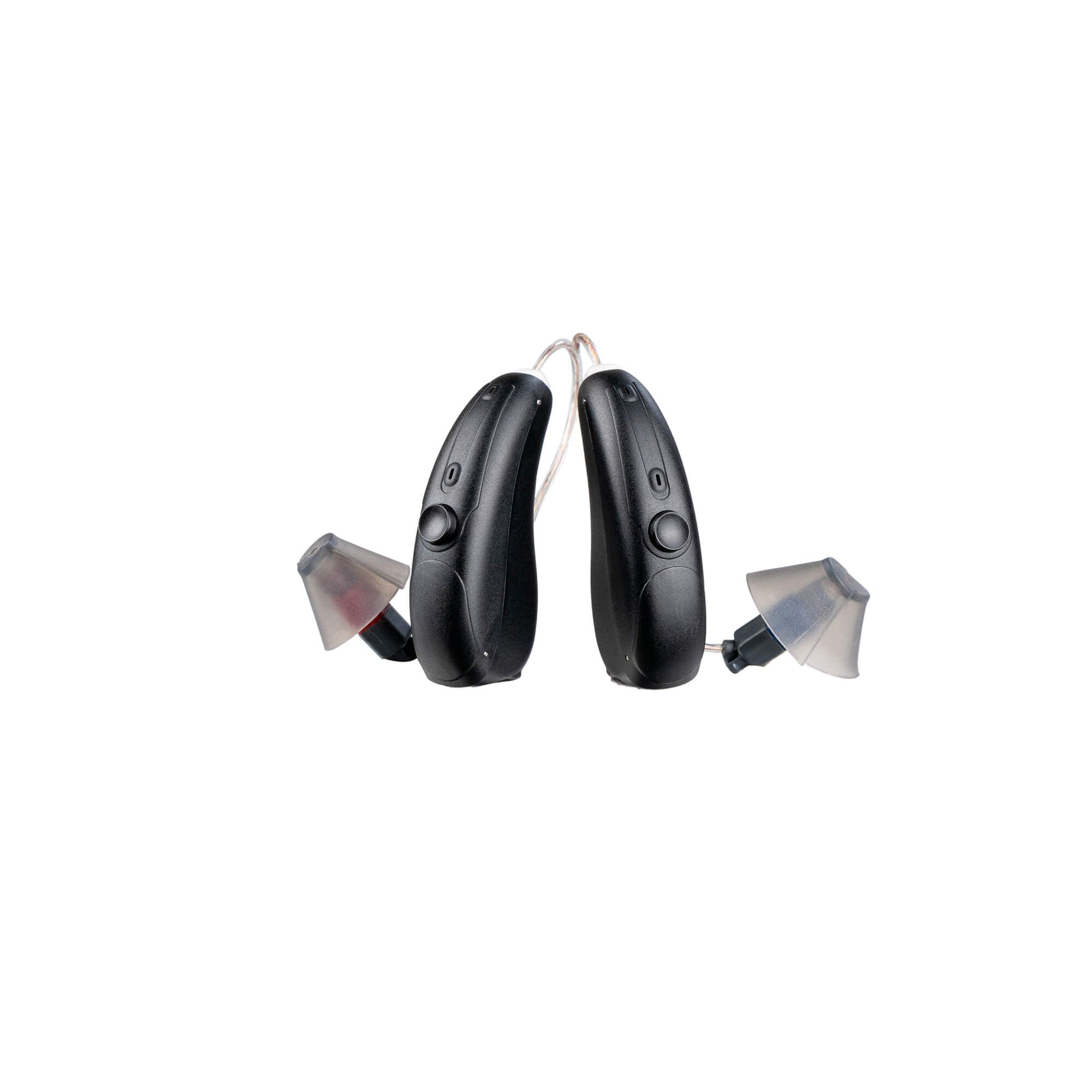 Fisdemo Discoverer Premium Rechargeable Bluetooth Digital RIC Hearing Aids, Dual Microphones Designed for Mild to Moderate Hearing Loss