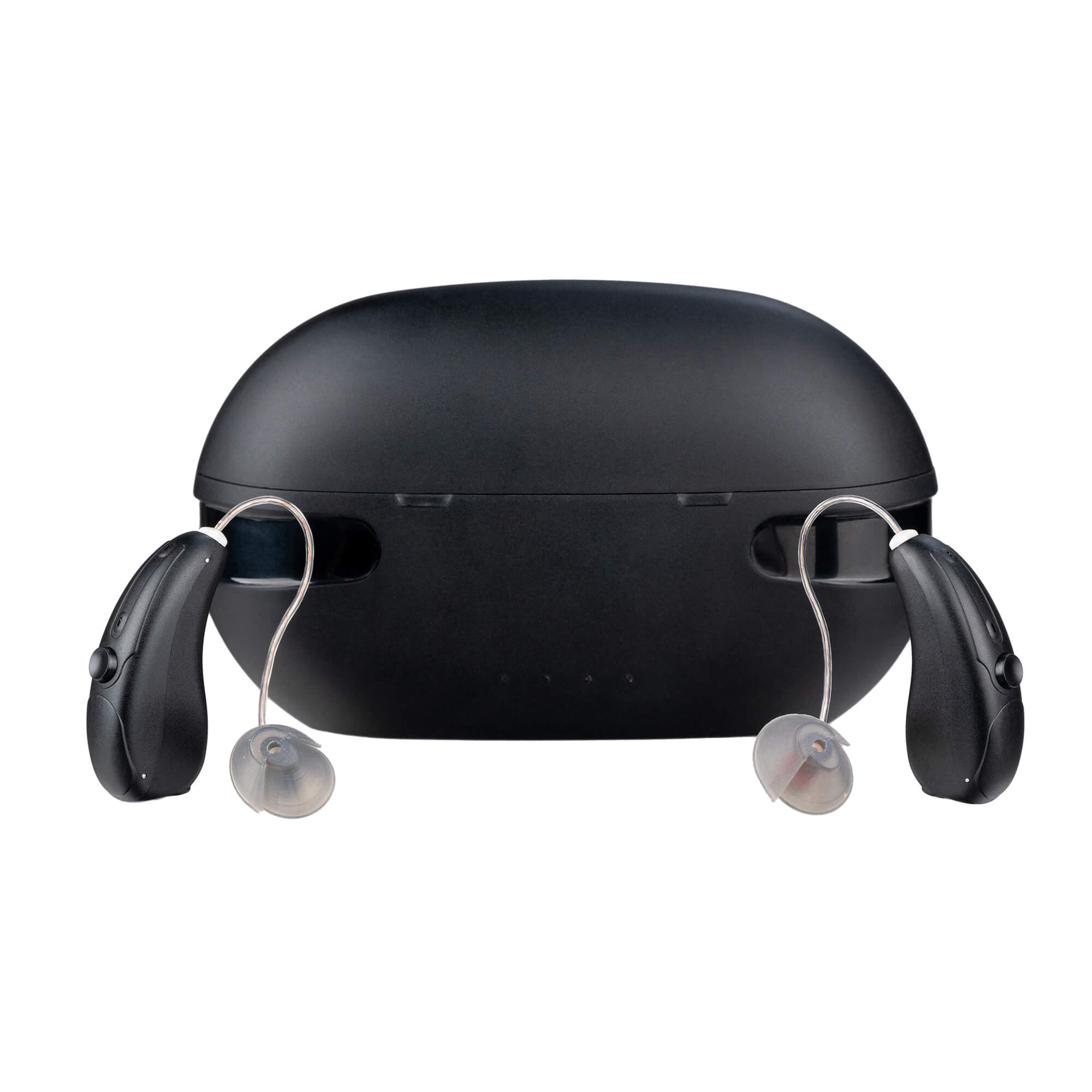 Fisdemo Discoverer Premium Rechargeable Bluetooth Digital RIC Hearing Aids, Dual Microphones Designed for Mild to Moderate Hearing Loss