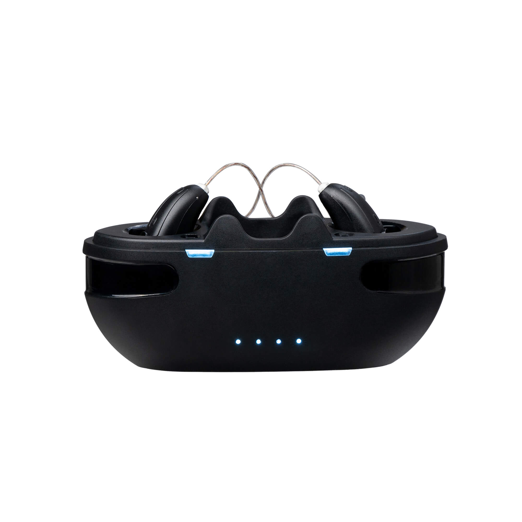 Fisdemo Discoverer Premium Rechargeable Bluetooth Digital RIC Hearing Aids, Dual Microphones Designed for Mild to Moderate Hearing Loss