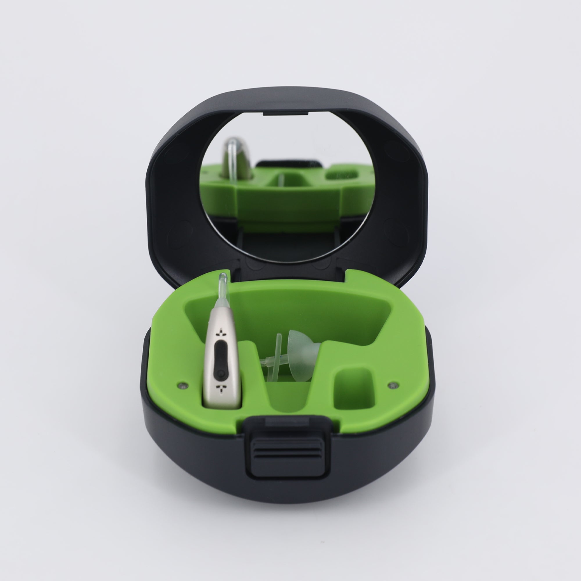 Fisdemo M OTC Rechargeable Hearing Aids for Adults and Seniors with Invisible Fit and All-Day Comfort, Dual Microphone, 12hours Battery Life, Noise Reduction and Nature Sound