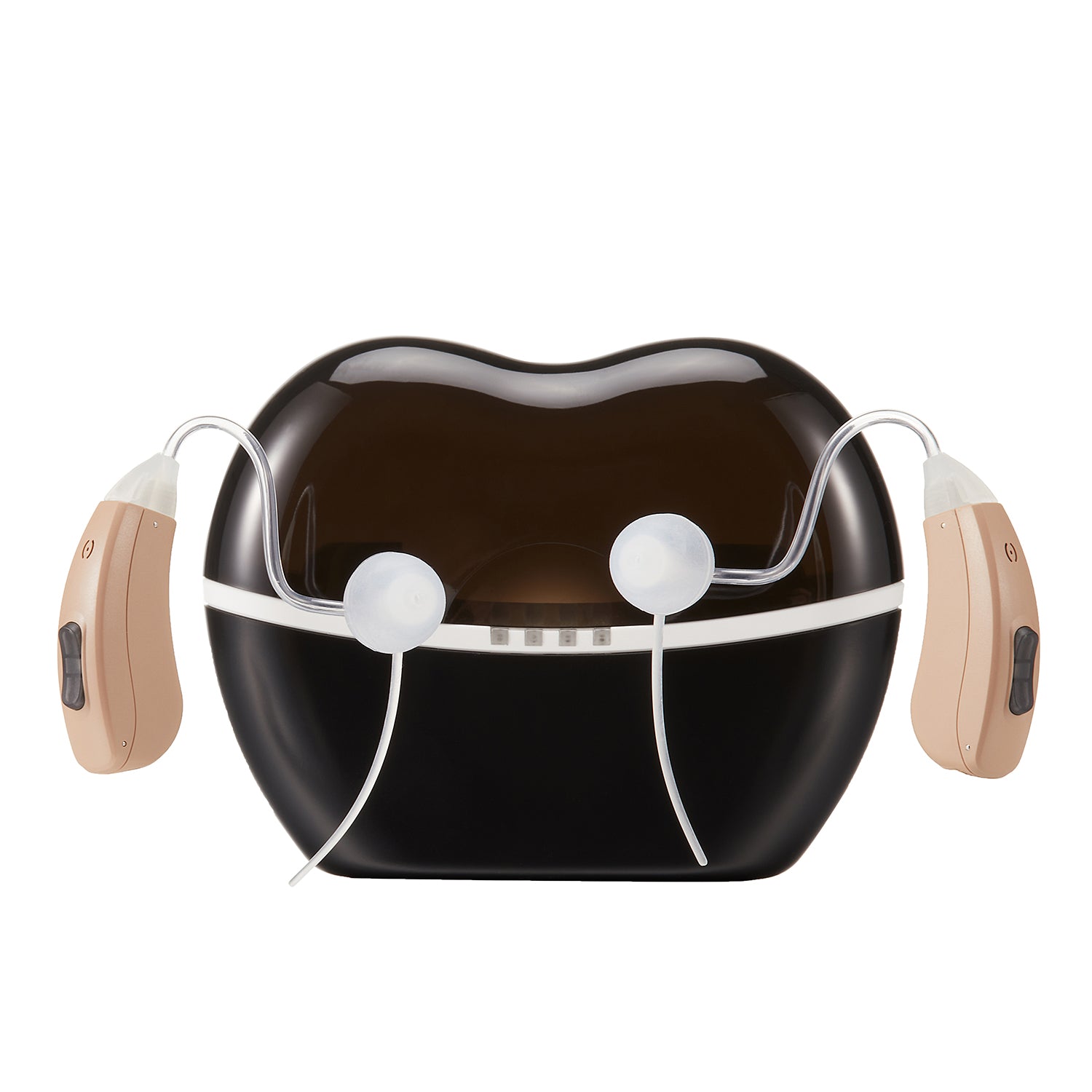 Fisdemo Fort Pro Rechargeable Hearing Aid Behind the Ear with Portable Charger
