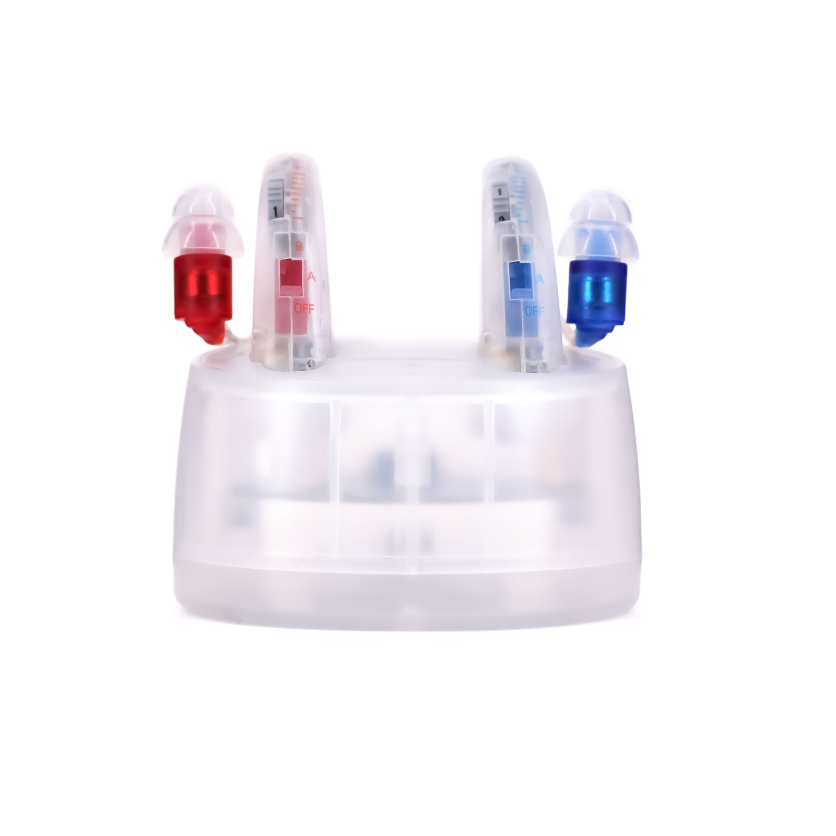 Fisdemo Crystal OTC Rechargeable Long-Time Use FDA-Cleared Affordable Hearing Aids