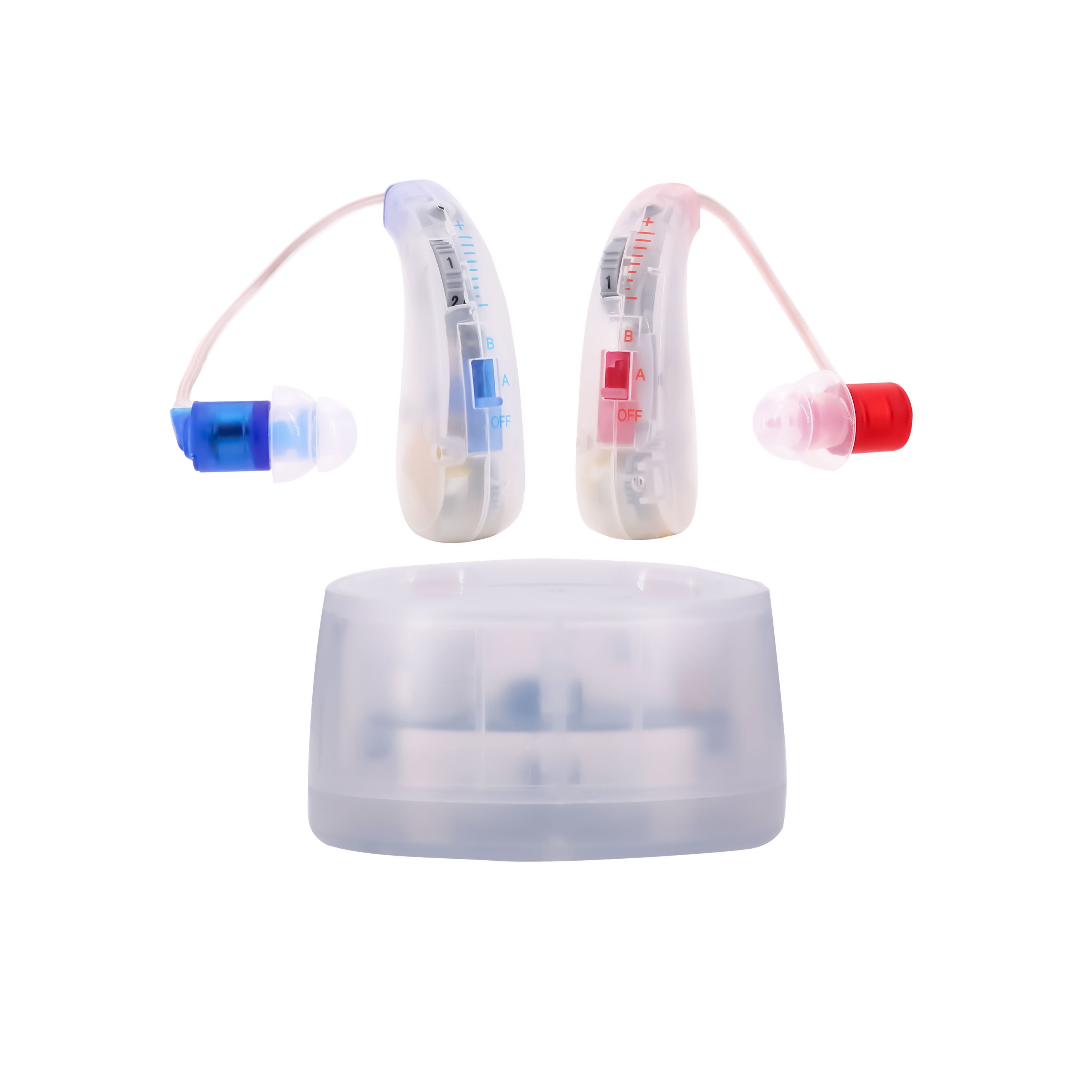 Fisdemo Crystal OTC Rechargeable Long-Time Use FDA-Cleared Affordable Hearing Aids