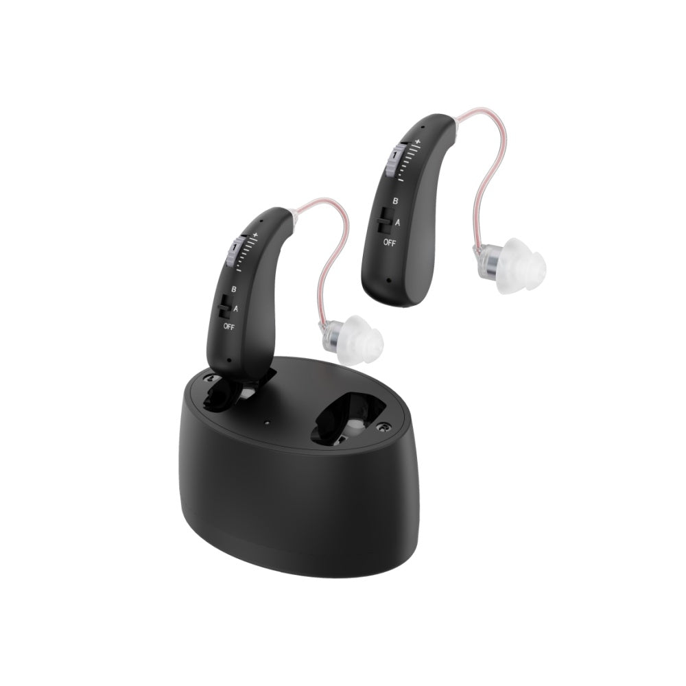 Fisdemo Stone OTC Long-Time Use Clear Sound FDA-Cleared Affordable Hearing Aids