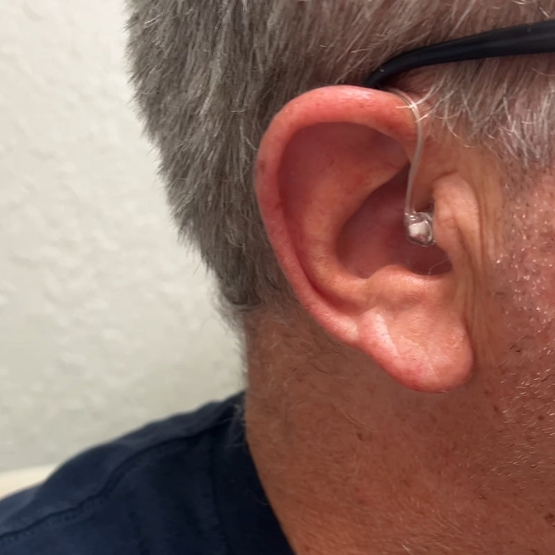 Fisdemo B Bluetooth Hearing Aids for Seniors Adults to Enjoy Hand-free Phone Calls with More Than 30 Hours Longtime Use-Pair