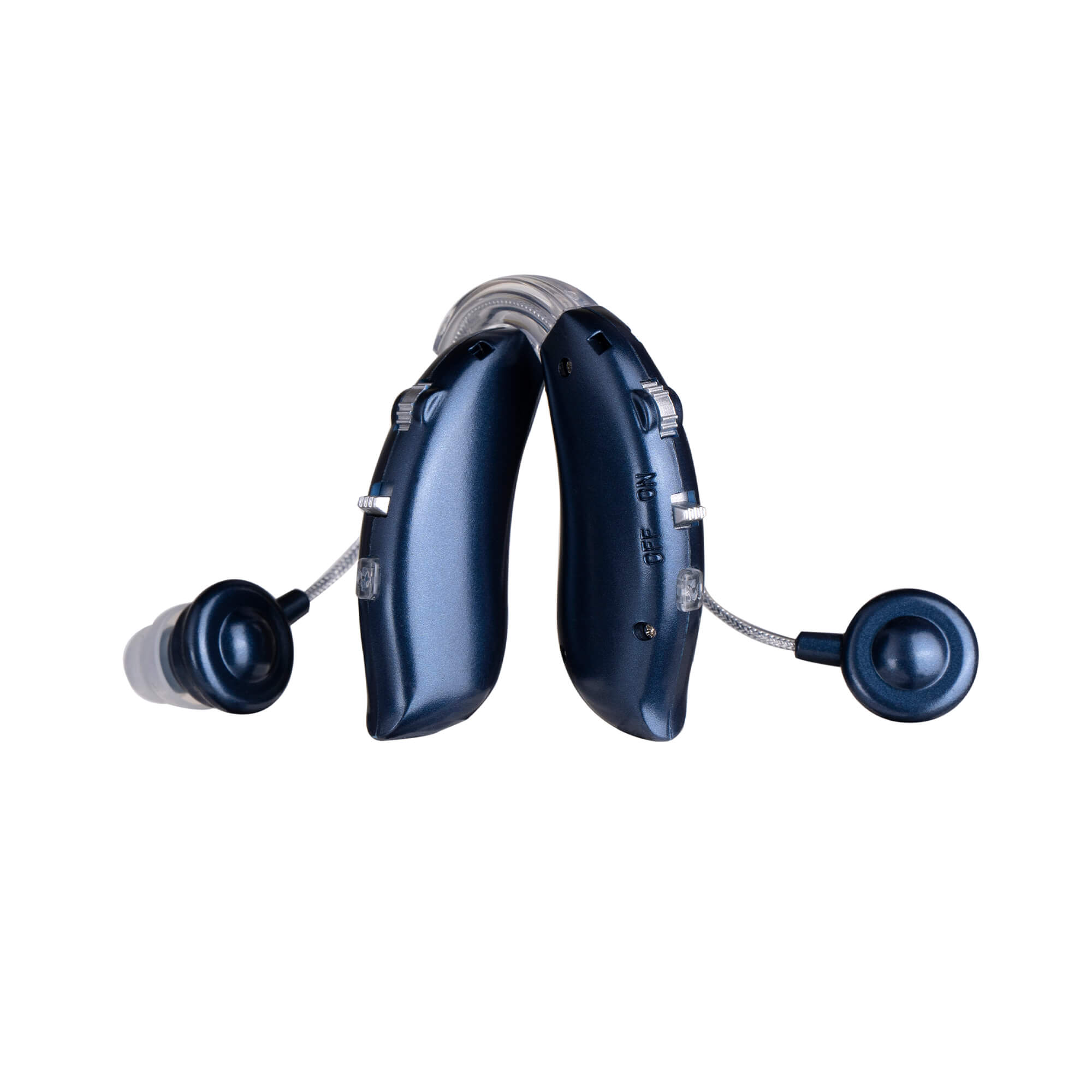 Fisdemo J Bluetooth Hearing Aids for Seniors Adults to Enjoy hand-free Phone Calls/Music/TV featured with RIC and DSP Chip for Clear Sound