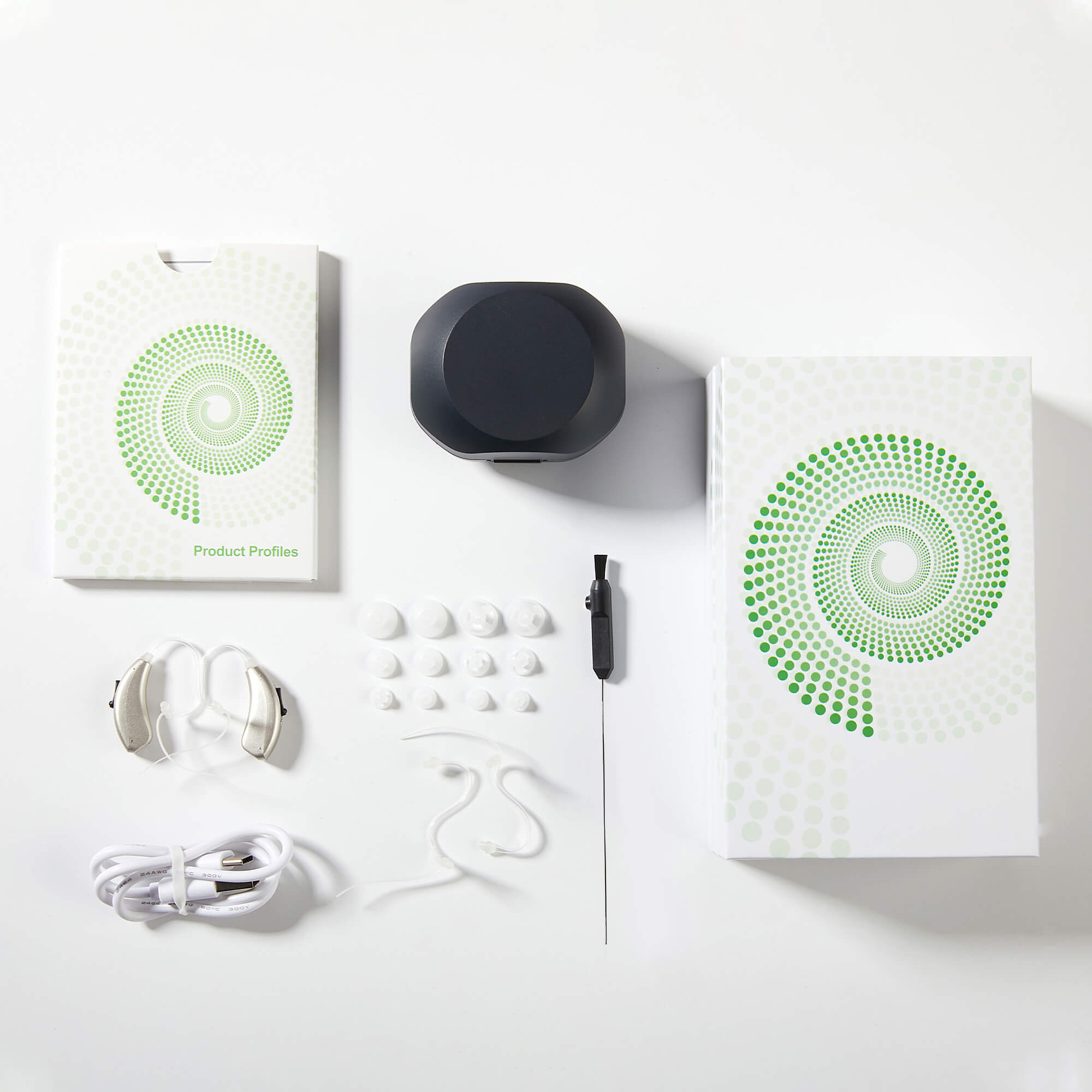 Fisdemo M OTC Rechargeable Hearing Aids for Adults and Seniors with Invisible Fit and All-Day Comfort, Dual Microphone, 12hours Battery Life, Noise Reduction and Nature Sound
